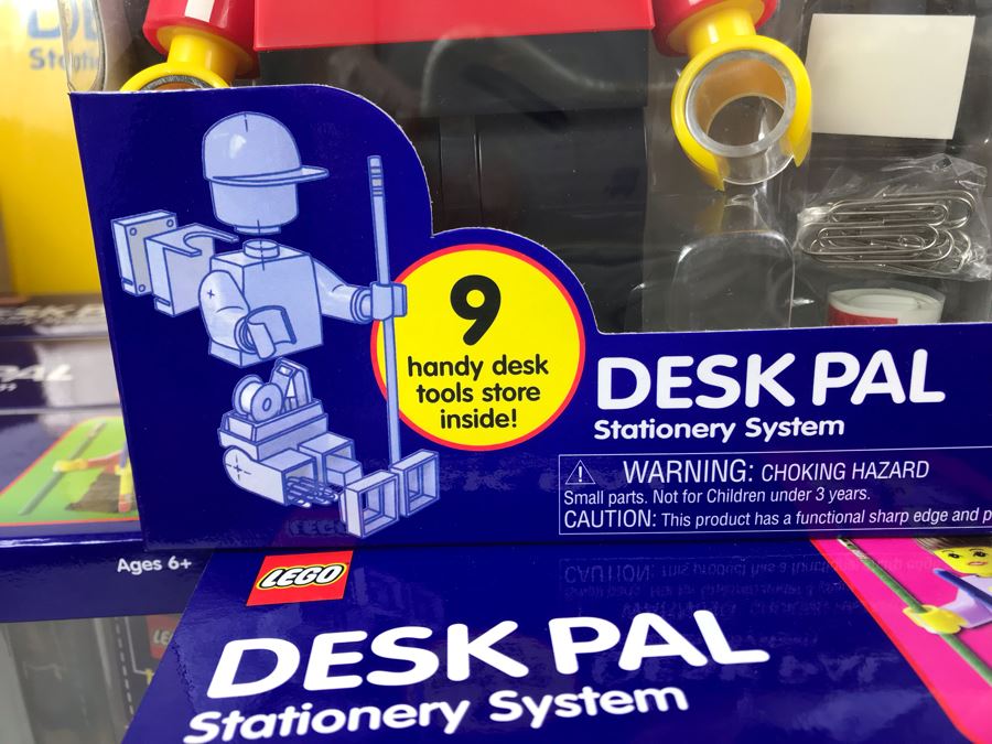 New 2002 LEGO Desk Pal Stationery System Merchandiser Store Display By The CDM Company - 12 Desk Pals [Photo 24]