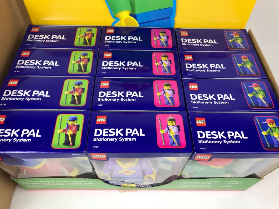 New 2002 LEGO Desk Pal Stationery System Merchandiser Store Display By The CDM Company - 12 Desk Pals [Photo 4]