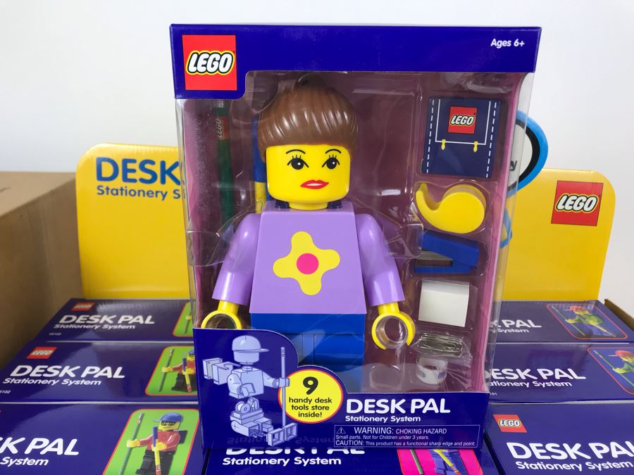 New 2002 LEGO Desk Pal Stationery System Merchandiser Store Display By The CDM Company - 12 Desk Pals [Photo 16]