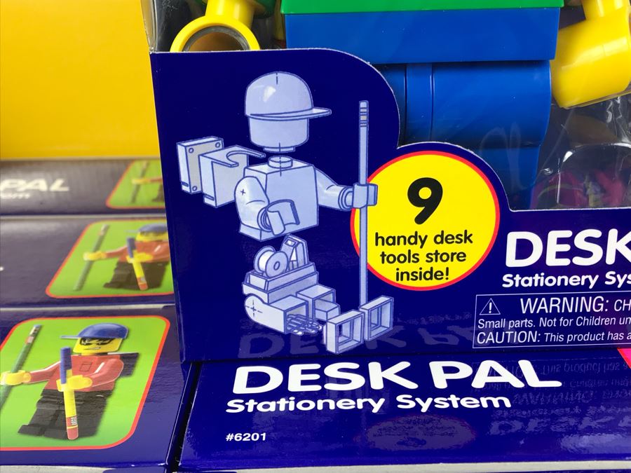 New 2002 LEGO Desk Pal Stationery System Merchandiser Store Display By The CDM Company - 12 Desk Pals [Photo 11]