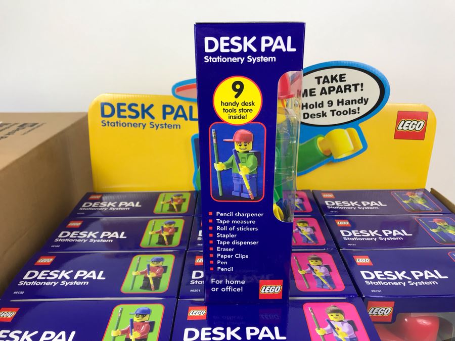 New 2002 LEGO Desk Pal Stationery System Merchandiser Store Display By The CDM Company - 12 Desk Pals [Photo 12]
