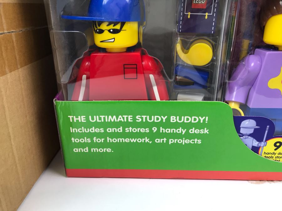 New 2002 LEGO Desk Pal Stationery System Merchandiser Store Display By The CDM Company - 12 Desk Pals [Photo 6]