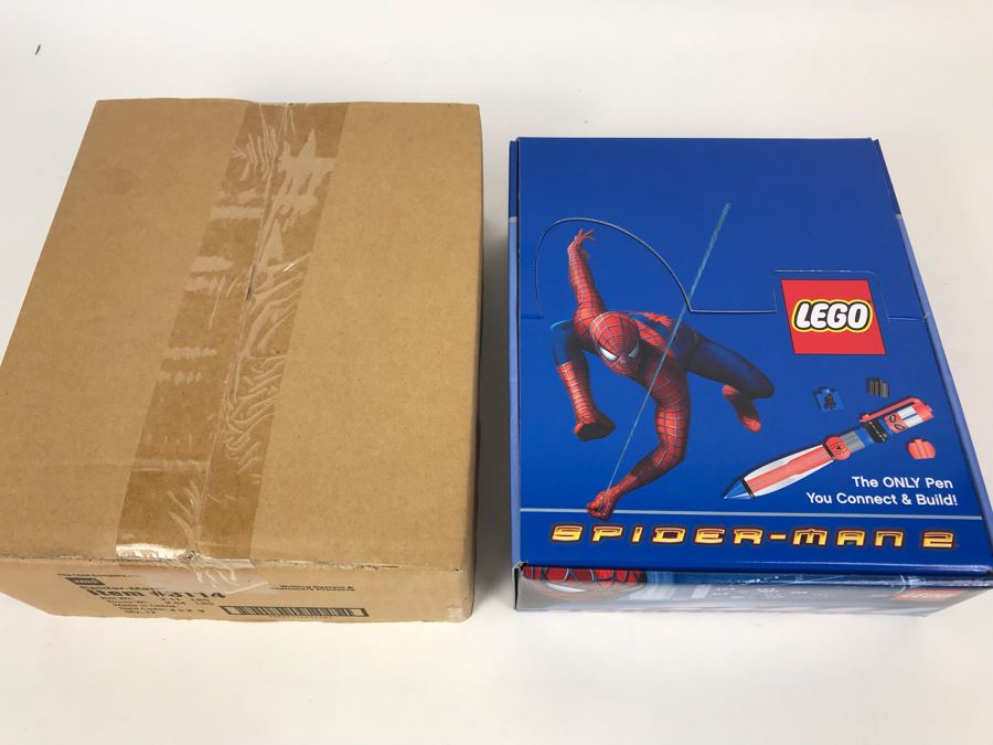 New 2004 LEGO Spider-Man 2 Writing System Pens Merchandiser Store Display By The CDM Company - 12 Pens [Photo 10]