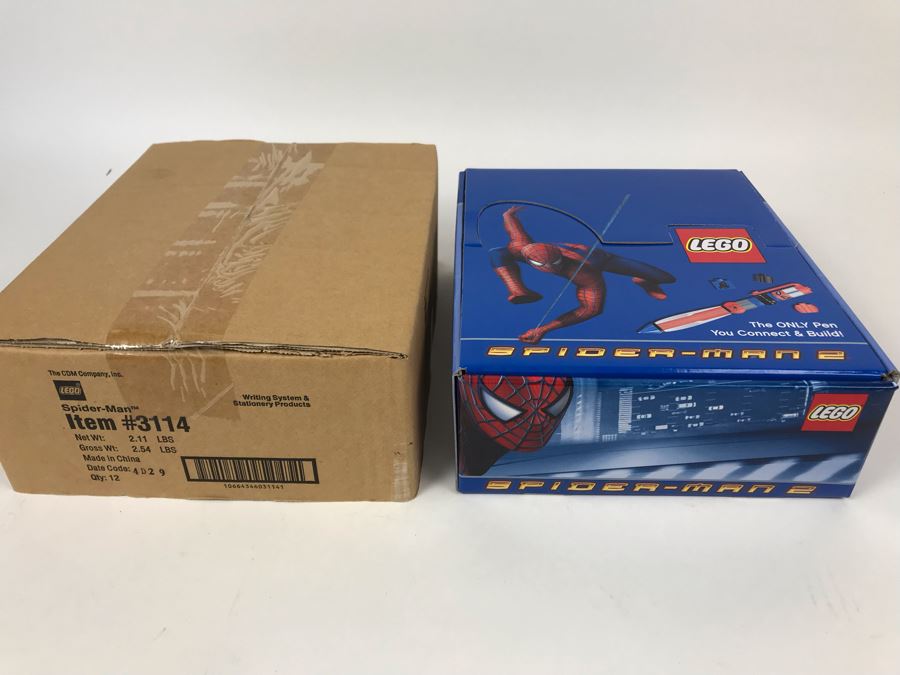 New 2004 LEGO Spider-Man 2 Writing System Pens Merchandiser Store Display By The CDM Company - 12 Pens [Photo 11]