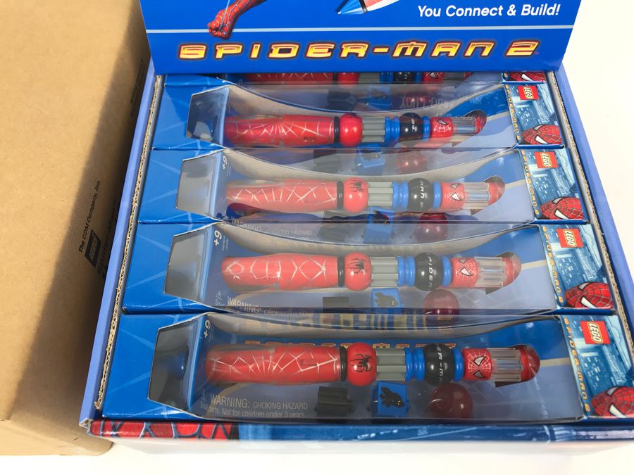 New 2004 LEGO Spider-Man 2 Writing System Pens Merchandiser Store Display By The CDM Company - 12 Pens [Photo 4]