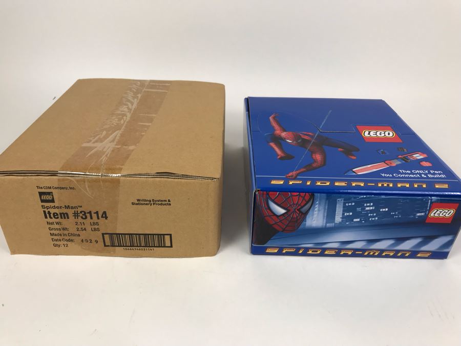 New 2004 LEGO Spider-Man 2 Writing System Pens Merchandiser Store Display By The CDM Company - 12 Pens [Photo 10]