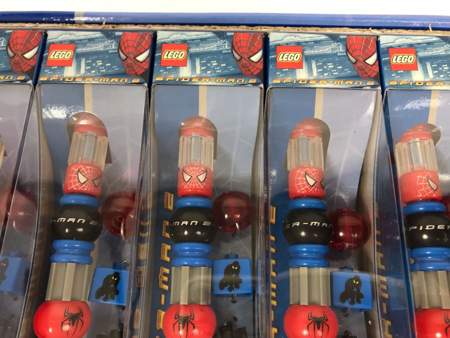 New 2004 LEGO Spider-Man 2 Writing System Pens Merchandiser Store Display By The CDM Company - 12 Pens [Photo 6]