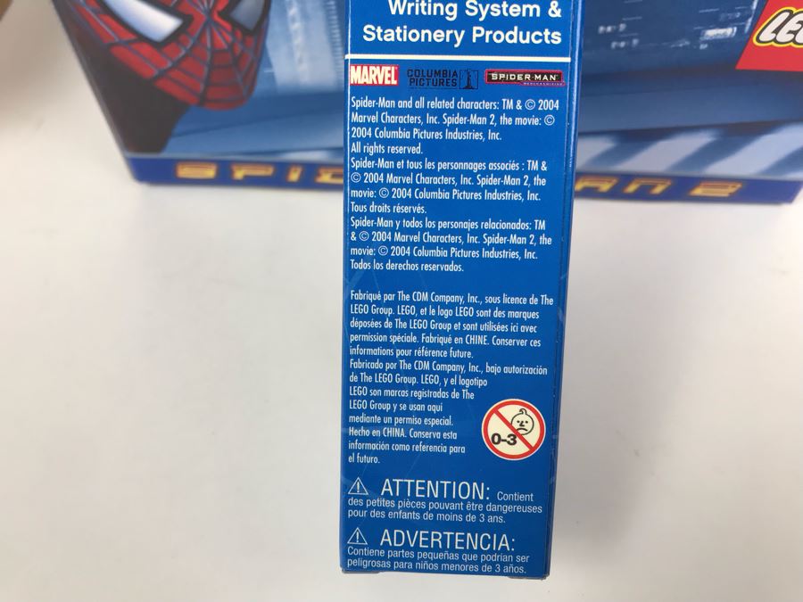 New 2004 LEGO Spider-Man 2 Writing System Pens Merchandiser Store Display By The CDM Company - 12 Pens [Photo 9]