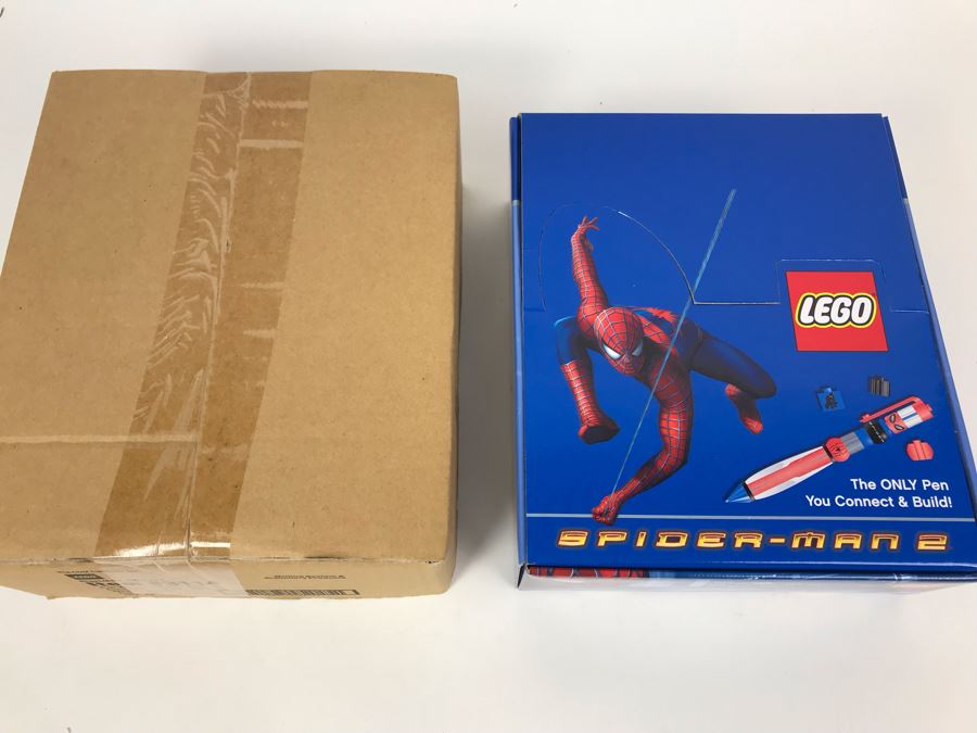 New 2004 LEGO Spider-Man 2 Writing System Pens Merchandiser Store Display By The CDM Company - 12 Pens [Photo 11]