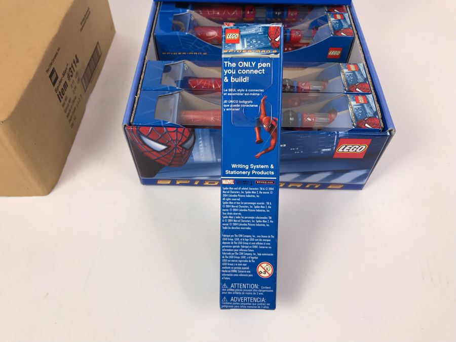 New 2004 LEGO Spider-Man 2 Writing System Pens Merchandiser Store Display By The CDM Company - 12 Pens [Photo 7]