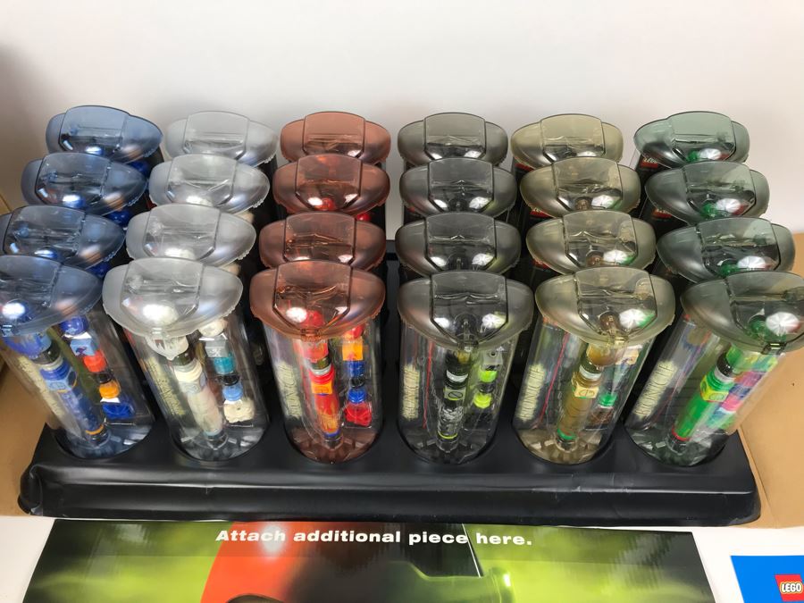 New 2002 LEGO Bionicle Bohrak Pens 6 Styles Merchandiser Store Display By The CDM Company - 24 Pens [Photo 4]