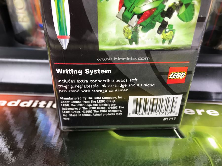 New 2002 LEGO Bionicle Bohrak Pens 6 Styles Merchandiser Store Display By The CDM Company - 24 Pens [Photo 12]