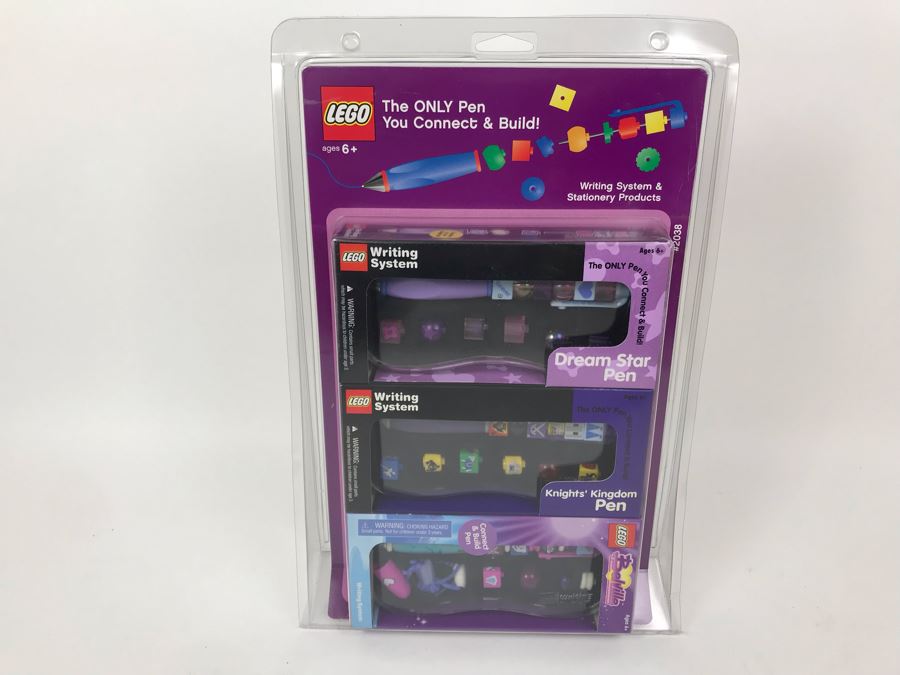 New 2003 LEGO Writing System Pens 3-Pack By The CDM Company - 3 Pens [Photo 2]