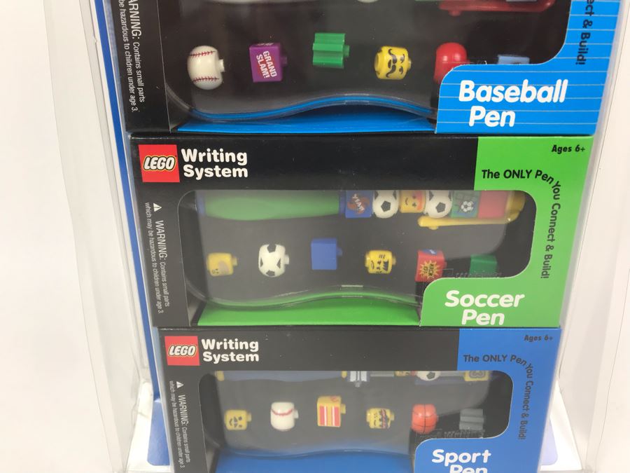 New 2003 LEGO Writing System Pens 3-Pack By The CDM Company - 3 Pens [Photo 4]