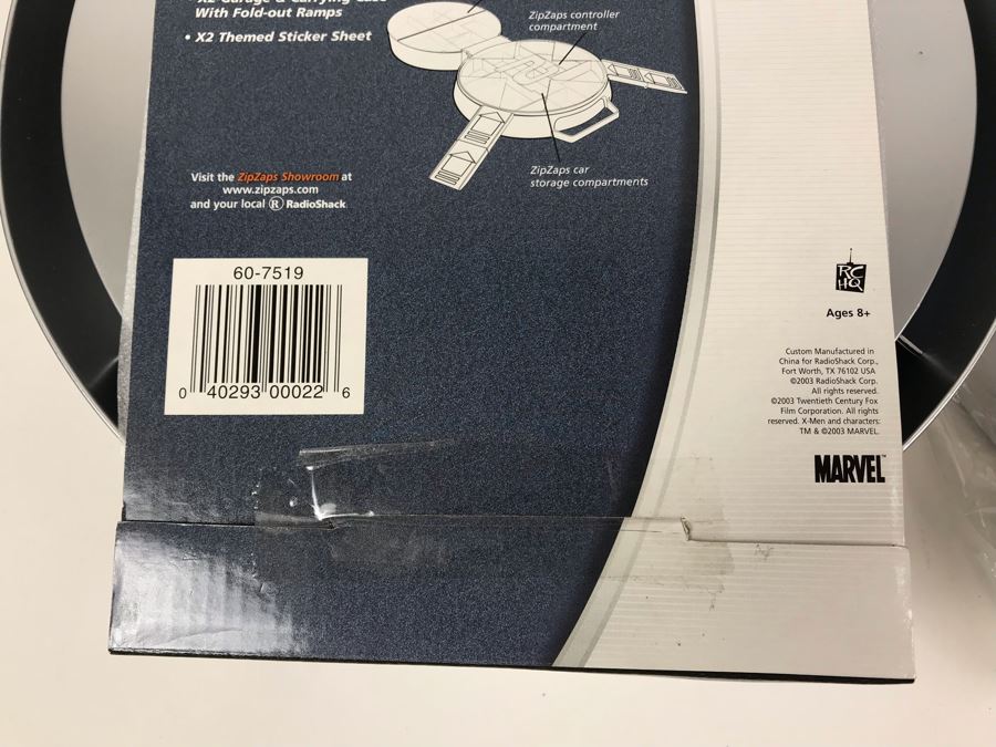 New 2003 Marvel X-Men RadioShack ZipZaps Micro RC X2 Garage & Carrying Case - 5 Total [Photo 9]