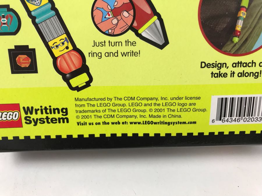New 2001 LEGO Writing System Pen Packs: Life On Mars Pen Packs, Space Port Pen Packs, Dream Star Pen Packs, Safari Pen Packs, Alpha Pen Packs, Classic Pen Packs Merchandiser Store Display By The CDM Company - 12 Pen Packs [Photo 8]