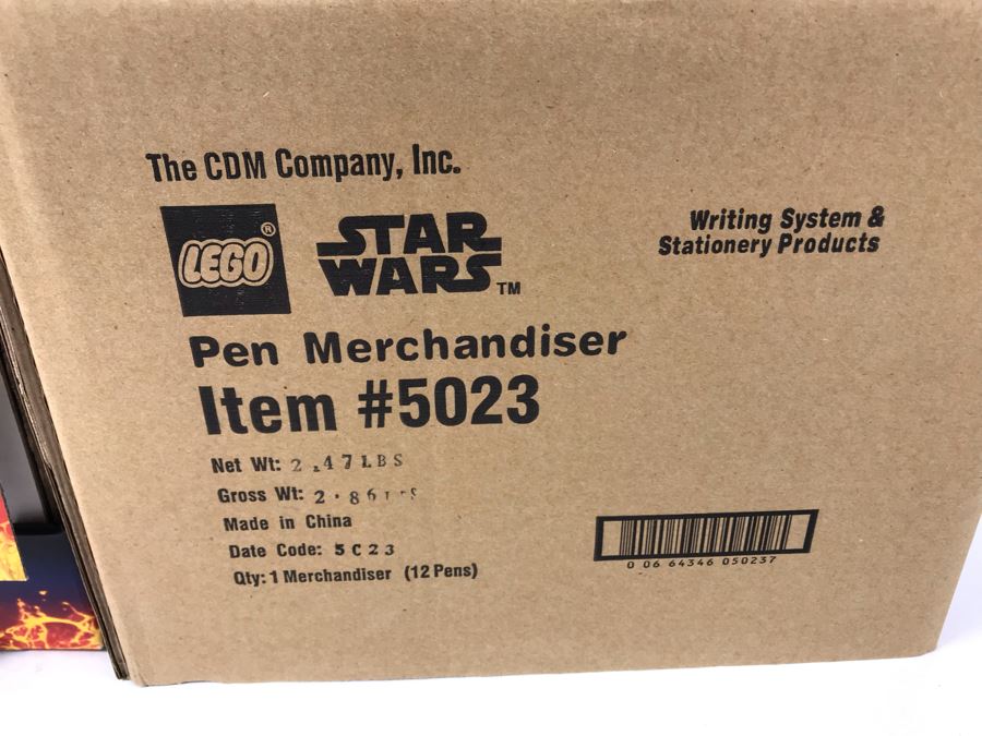 New 2005 LEGO Star Wars: Darth Vader Pens, Chewbacca Pens, R2-D2