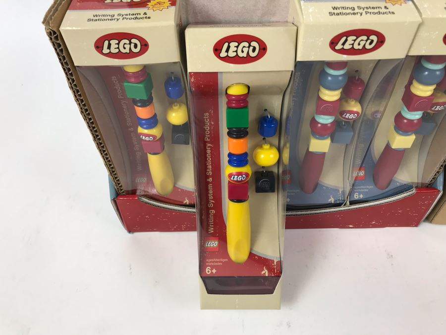 New LEGO Vintage 50th Anniversary Edition Writing System Pens Merchandiser Store Display By The CDM Company - 12 Pens [Photo 13]