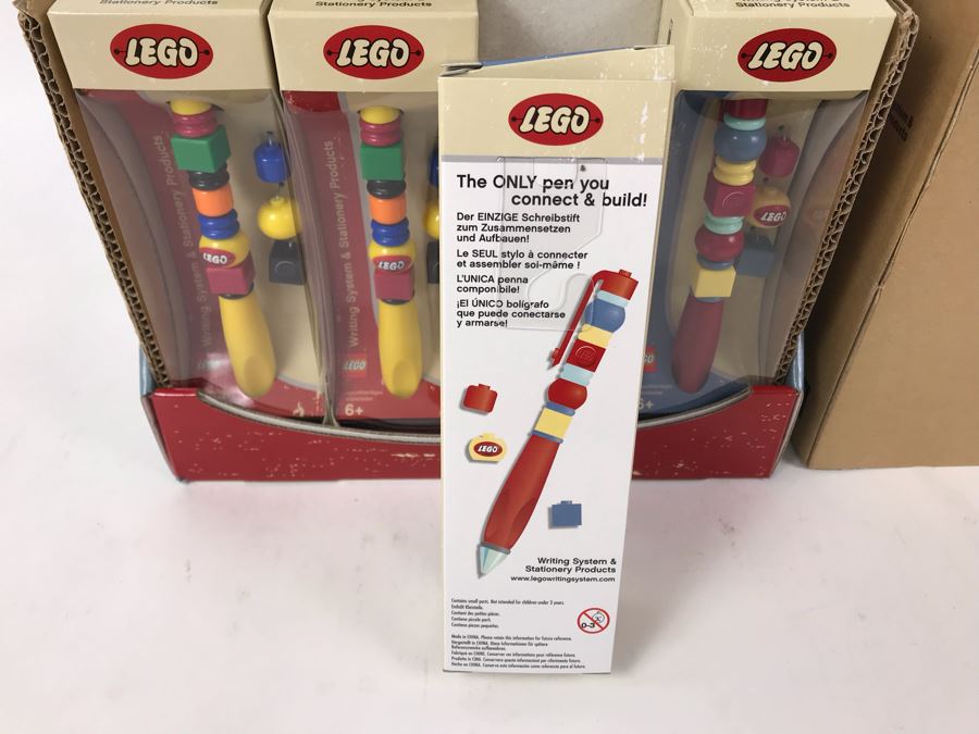 New LEGO Vintage 50th Anniversary Edition Writing System Pens Merchandiser Store Display By The CDM Company - 12 Pens [Photo 10]