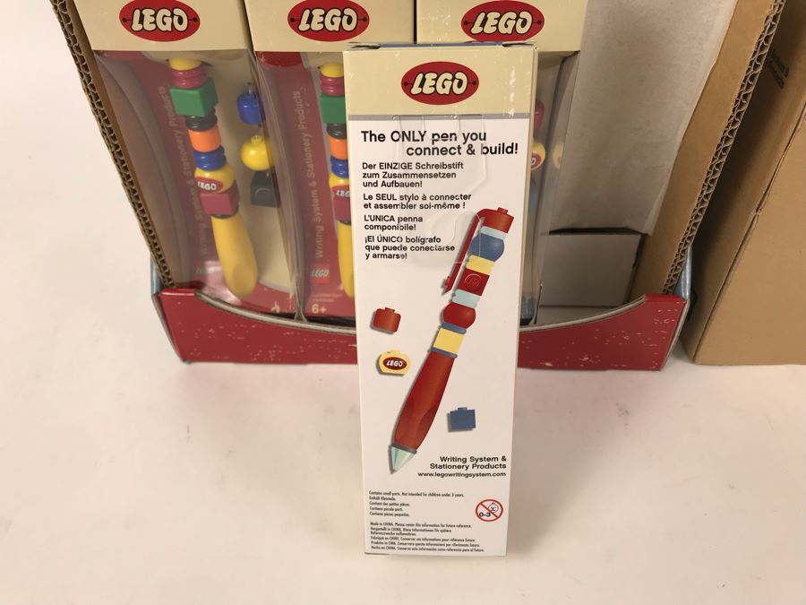 New LEGO Vintage 50th Anniversary Edition Writing System Pens Merchandiser Store Display By The CDM Company - 12 Pens [Photo 8]