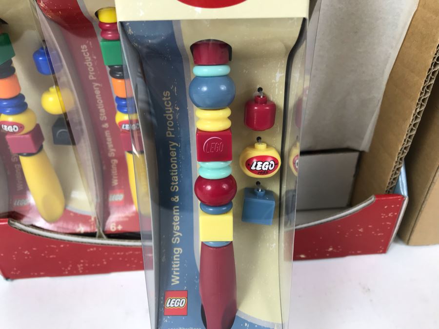 New LEGO Vintage 50th Anniversary Edition Writing System Pens Merchandiser Store Display By The CDM Company - 12 Pens [Photo 7]