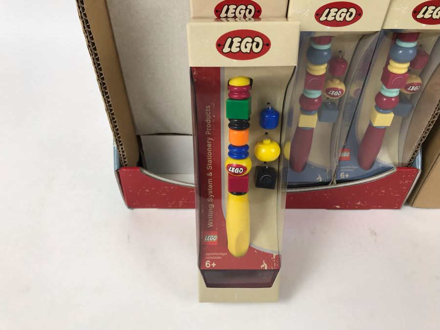 New LEGO Vintage 50th Anniversary Edition Writing System Pens Merchandiser Store Display By The CDM Company - 12 Pens [Photo 16]