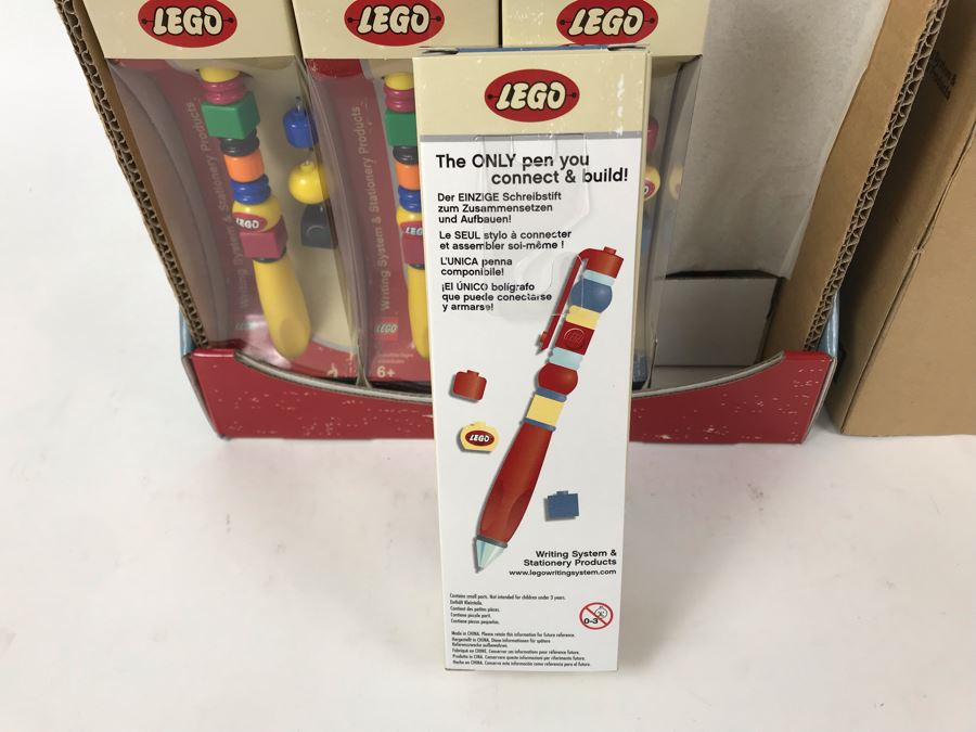 New LEGO Vintage 50th Anniversary Edition Writing System Pens Merchandiser Store Display By The CDM Company - 12 Pens [Photo 9]