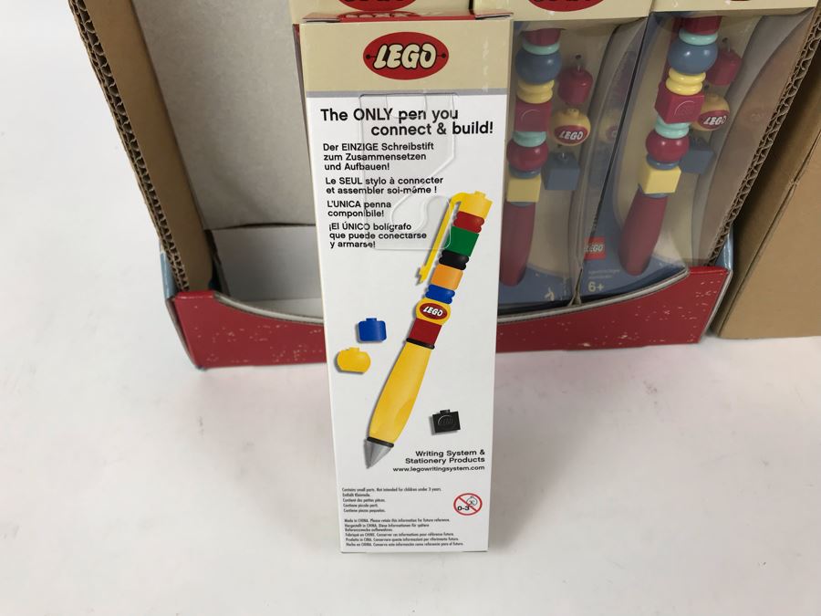 New LEGO Vintage 50th Anniversary Edition Writing System Pens Merchandiser Store Display By The CDM Company - 12 Pens [Photo 18]