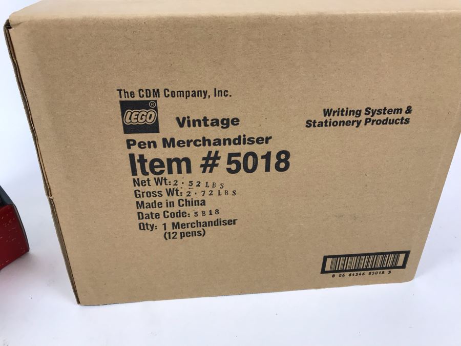 New LEGO Vintage 50th Anniversary Edition Writing System Pens Merchandiser Store Display By The CDM Company - 12 Pens [Photo 20]