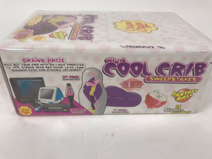 1999 Chupa Chups Pink Panther Fantasy Ball Gum Lollipops 24 Count [Photo 4]