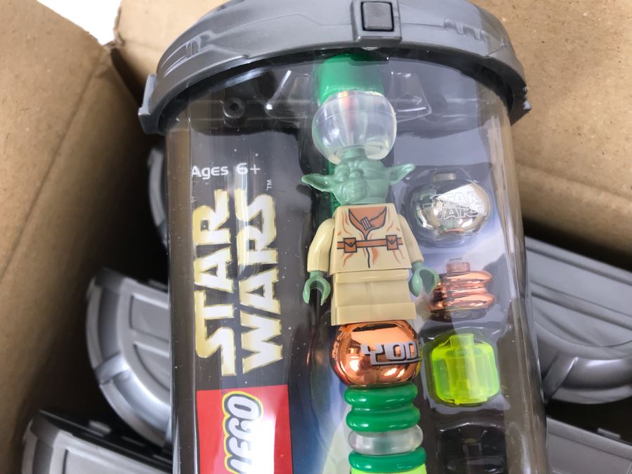 New 2003 LEGO Star Wars Yoda Writing System Pens By The CDM Company - 6 Pens [Photo 2]