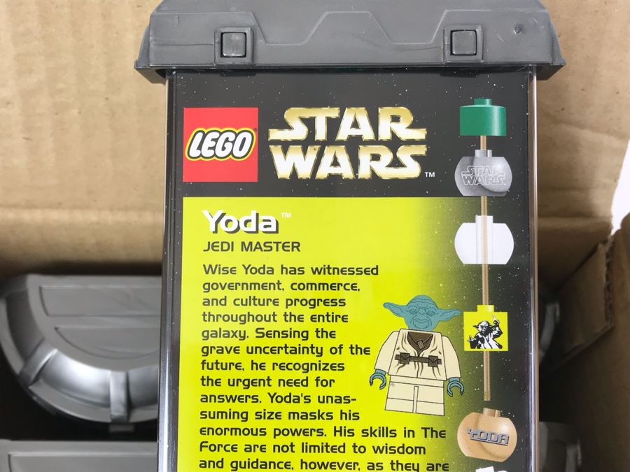 New 2003 LEGO Star Wars Yoda Writing System Pens By The CDM Company - 6 Pens [Photo 5]