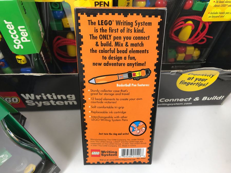 New 2000 LEGO Pens Multi-Pack Writing System Pens Merchandiser Store Display By The CDM Company - 19 Pens [Photo 18]