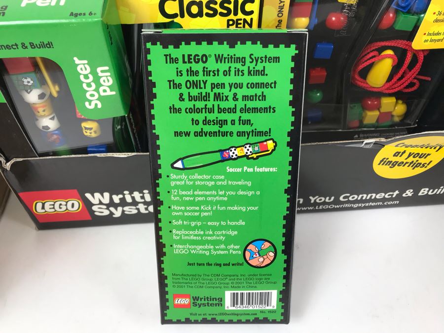 New 2000 Lego Pens Multi Pack Writing System Pens Merchandiser Store