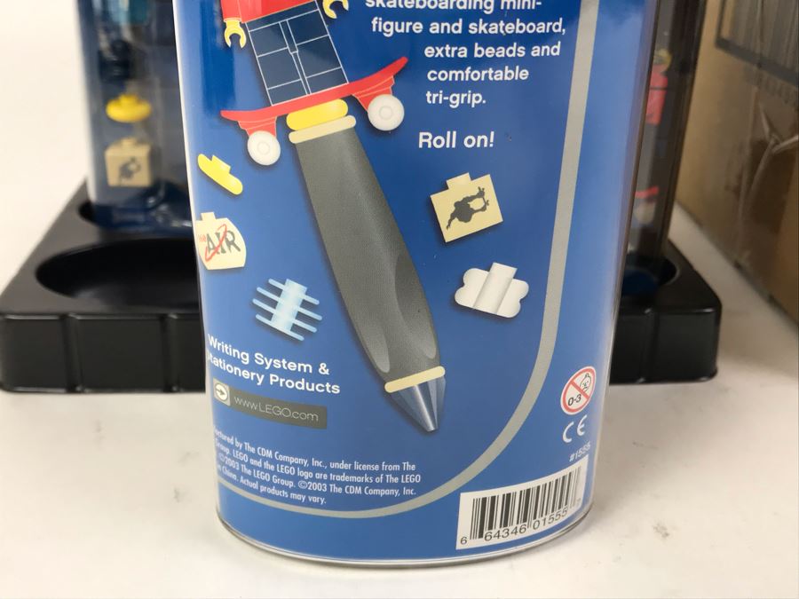 New 2003 LEGO Skateboard Boy Pens Writing System Pens By The CDM Company - 6 Pens [Photo 8]