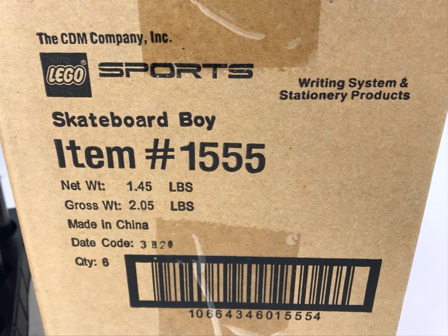 New 2003 LEGO Skateboard Boy Pens Writing System Pens By The CDM Company - 6 Pens [Photo 9]