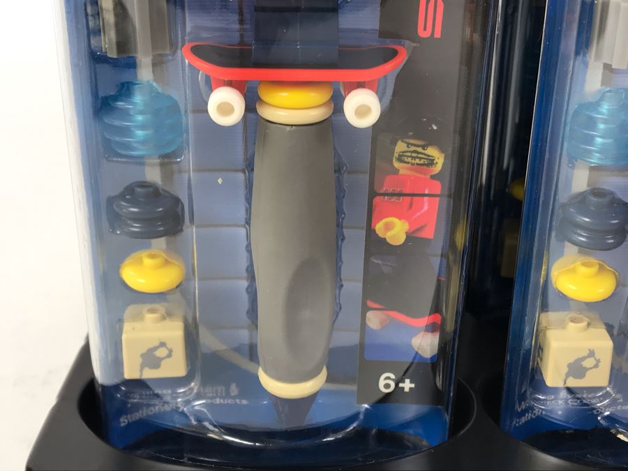 New 2003 LEGO Skateboard Boy Pens Writing System Pens By The CDM Company - 6 Pens [Photo 5]