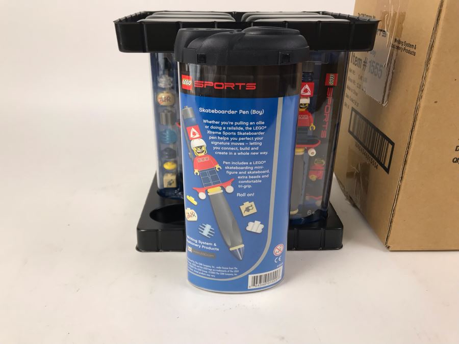 New 2003 LEGO Skateboard Boy Pens Writing System Pens By The CDM Company - 6 Pens [Photo 6]