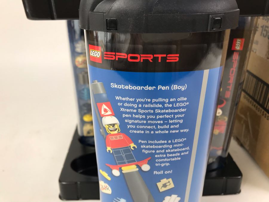 New 2003 LEGO Skateboard Boy Pens Writing System Pens By The CDM Company - 6 Pens [Photo 7]