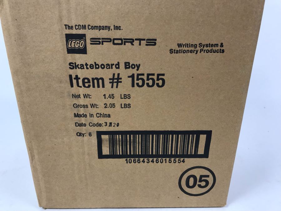 New 2003 LEGO Skateboard Boy Pens Writing System Pens By The CDM Company - 6 Pens [Photo 3]