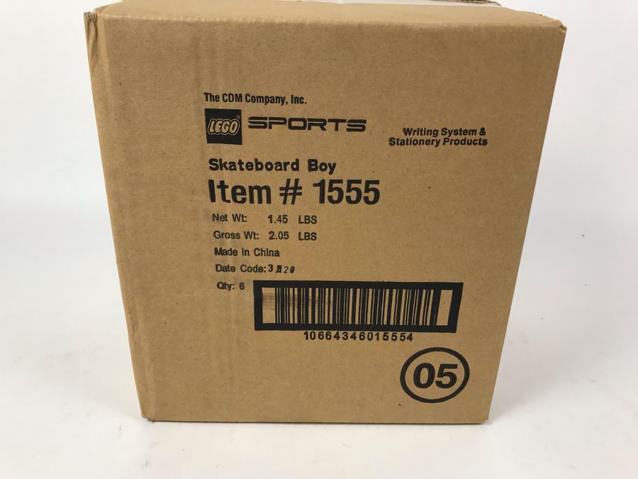 New 2003 LEGO Skateboard Boy Pens Writing System Pens By The CDM Company - 6 Pens [Photo 2]