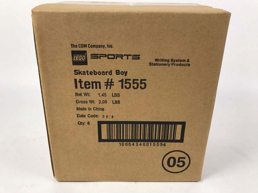 New 2003 LEGO Skateboard Boy Pens Writing System Pens By The CDM Company - 6 Pens [Photo 2]