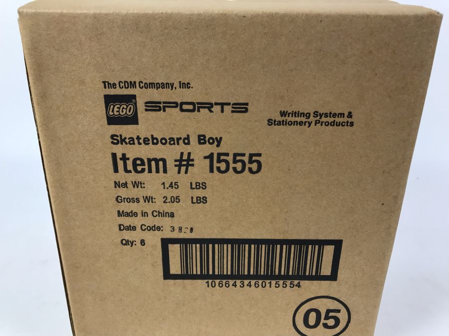 New 2003 LEGO Skateboard Boy Pens Writing System Pens By The CDM Company - 6 Pens [Photo 3]