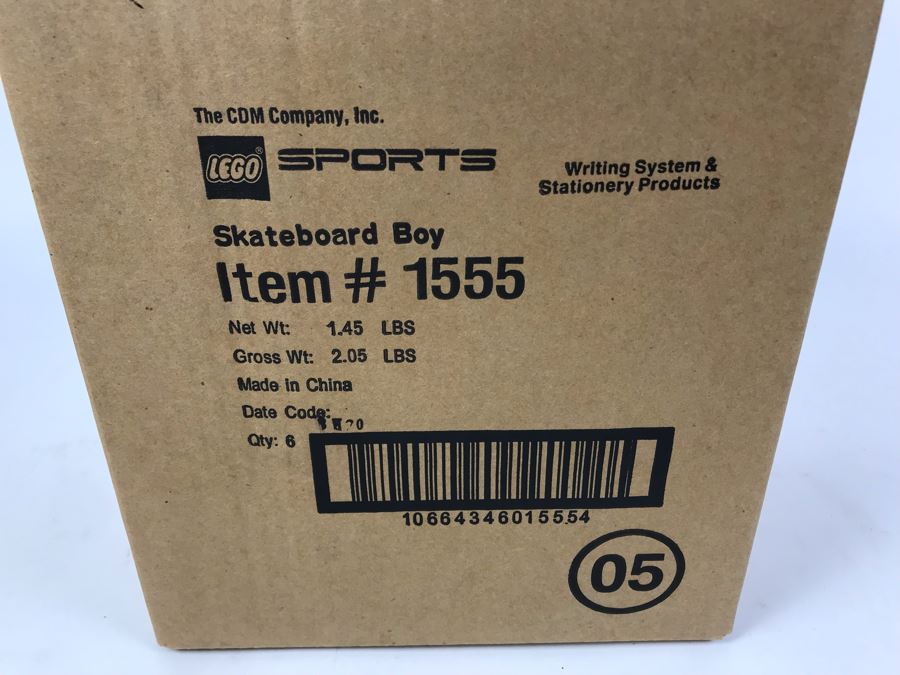 New 2003 LEGO Skateboard Boy Pens Writing System Pens By The CDM Company - 6 Pens [Photo 3]