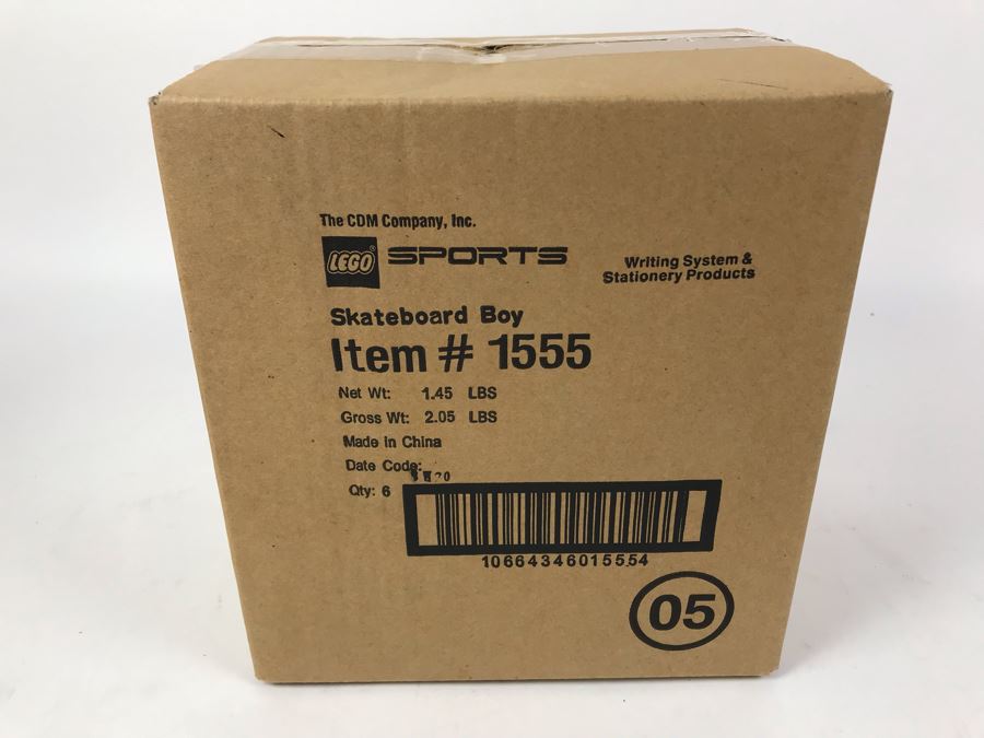 New 2003 LEGO Skateboard Boy Pens Writing System Pens By The CDM Company - 6 Pens [Photo 2]