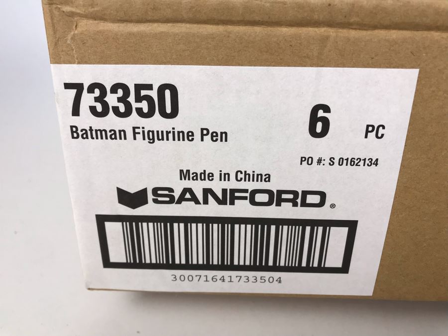New 2004 Batman Figurine Pens By Sanford - 6 Pens [Photo 9]