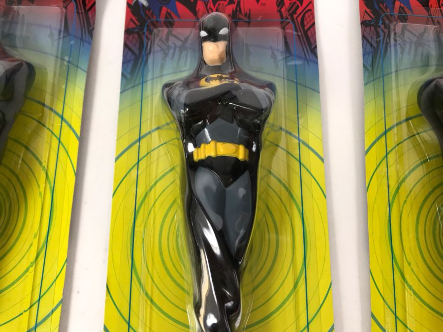 New 2004 Batman Figurine Pens By Sanford - 6 Pens [Photo 4]