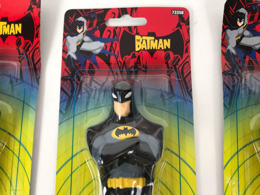 New 2004 Batman Figurine Pens By Sanford - 6 Pens [Photo 3]