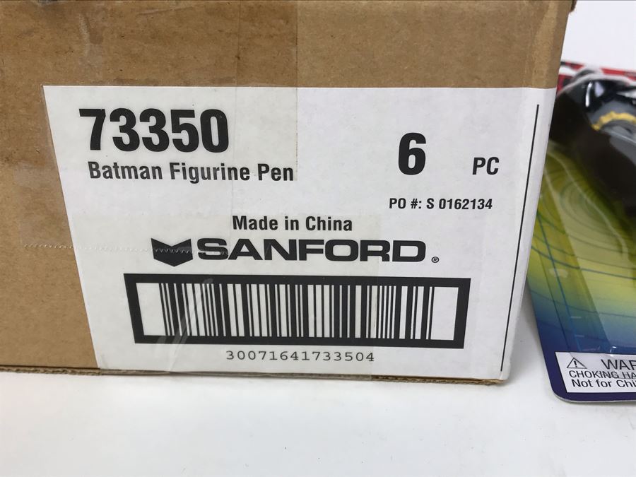 New 2004 Batman Figurine Pens By Sanford - 6 Pens [Photo 8]