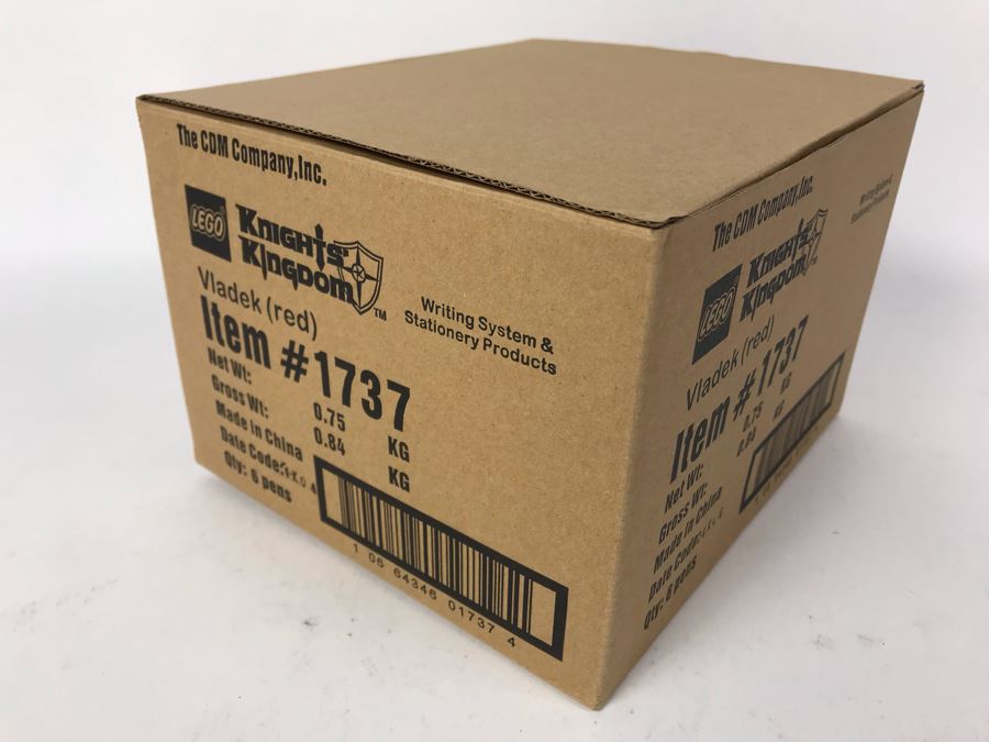 New 2004 LEGO Knights Kingdom Vladek Red Pens Pack Writing System Pens By The CDM Company - 6 Pens [Photo 10]